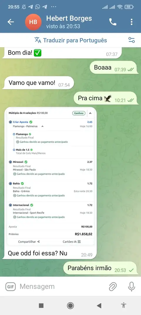 Resultado do grupo 6